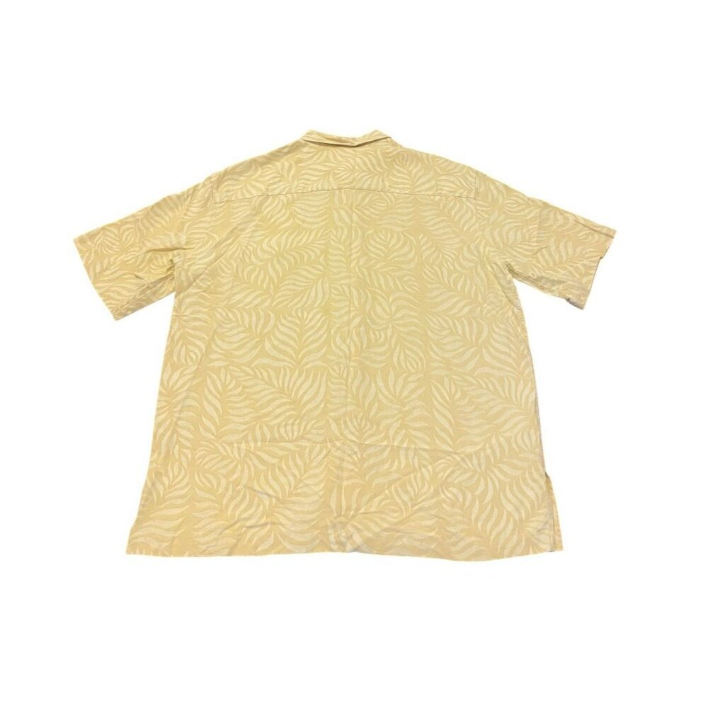 Tori Richard Men’s Silk Hawaiian Shirt XL‎ Yellow Hawaiian Lightweight Tropical - Picture 2 of 7